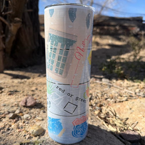New Mexico Landmark Sublimated Tumbler
