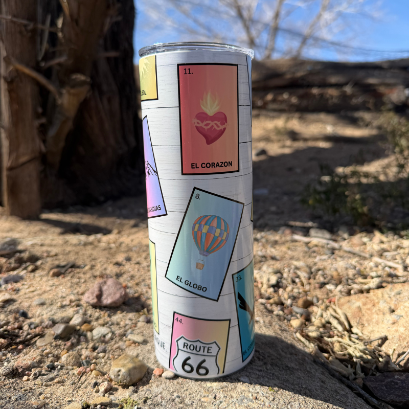 "New Mexico Loteria" Sublimated Tumbler