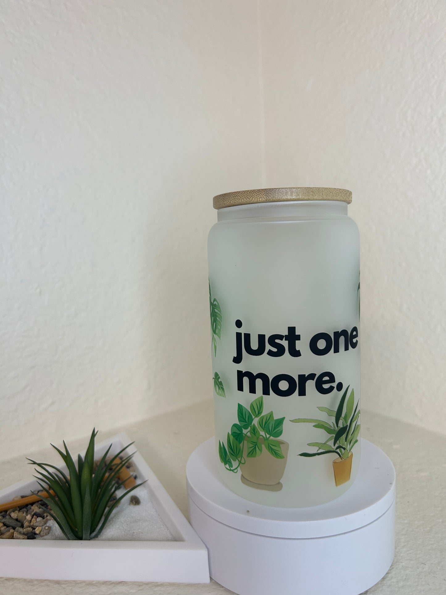 “Just one More” Glass Gradient Jar